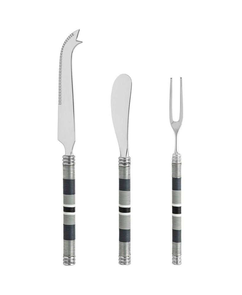 French Home jubilee Cheese Knife, Spreader and Fork Set
