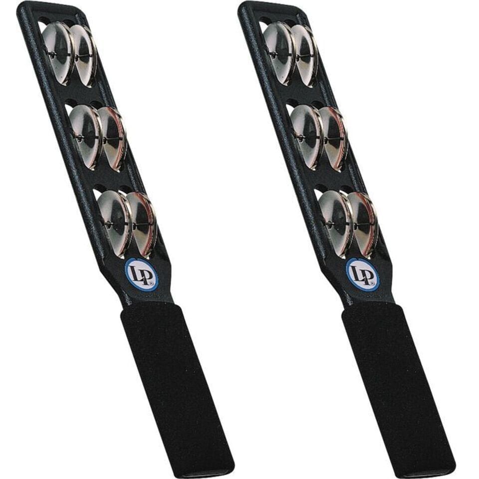 Latin Percussion LP180 Jingle Sticks (Black/Steel)