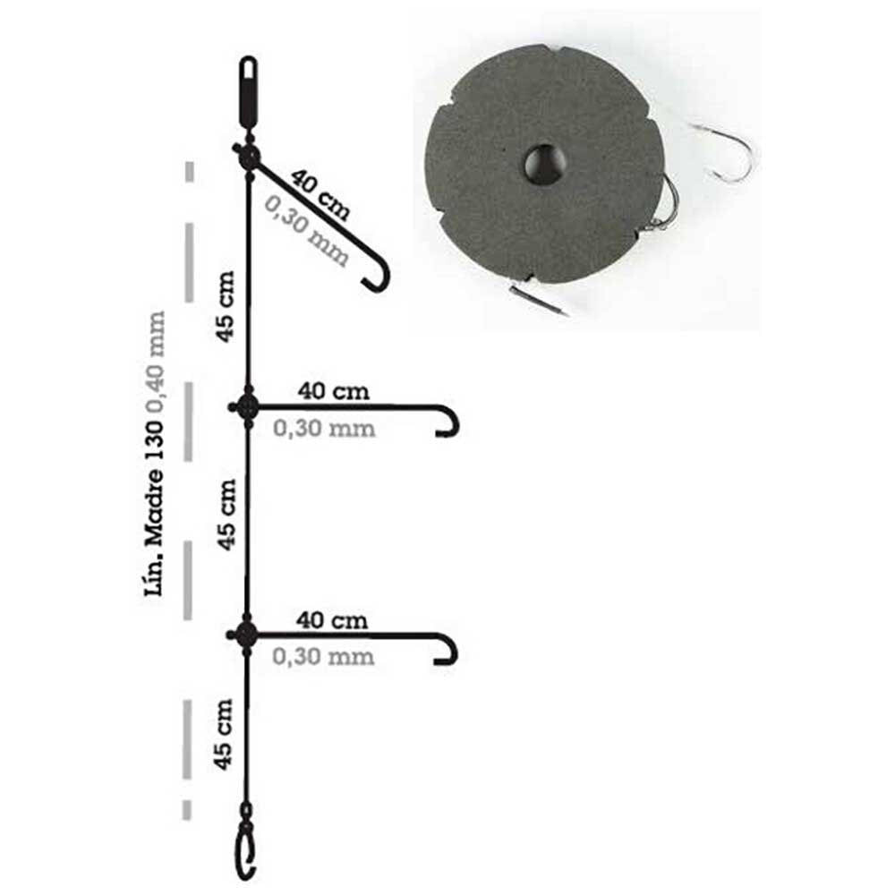 RAGOT Mikonos Fluorocarbon 1/0 185 cm Leader