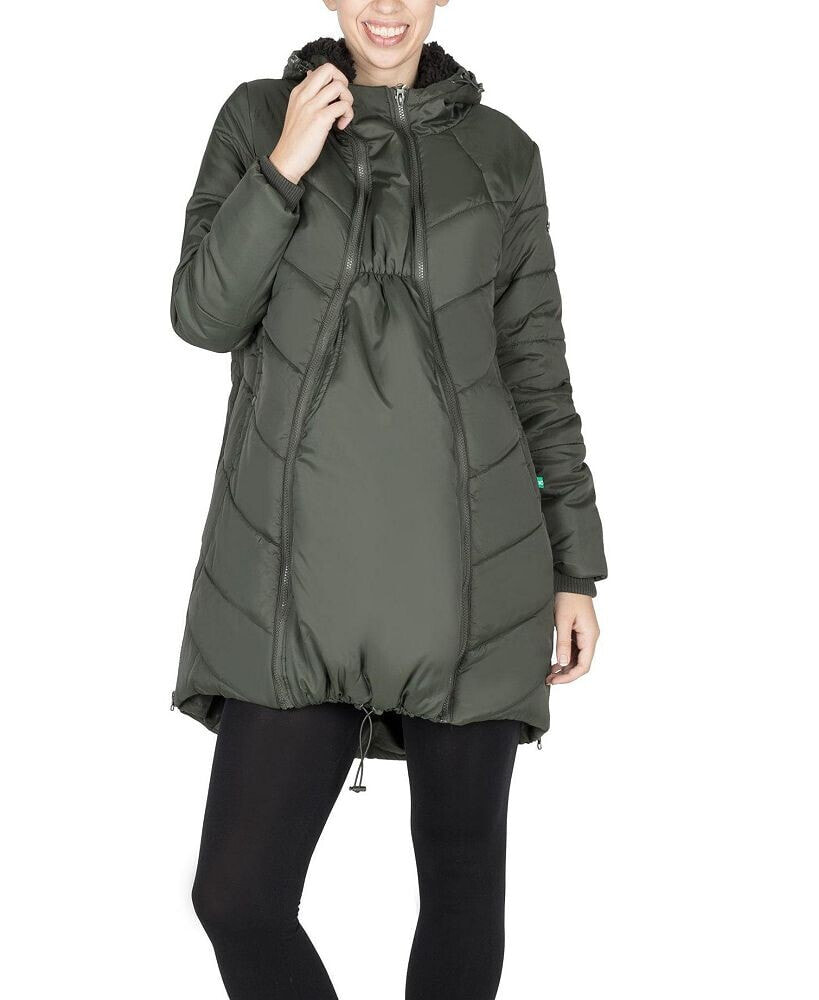 Modern Eternity Maternity harper - 3in1 Maternity Coat Cocoon Mid Thigh