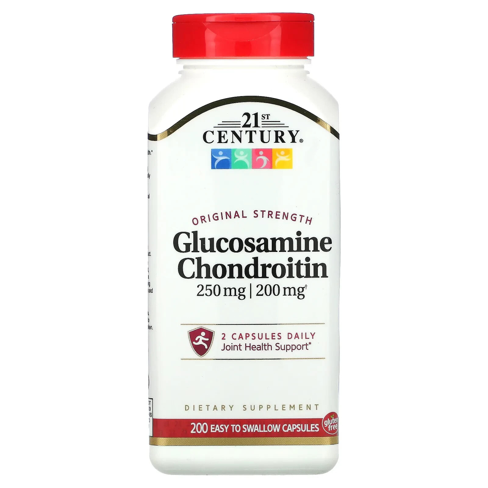 Glucosamine / Chondroitin, Original Strength, 200 Easy to Swallow Capsules