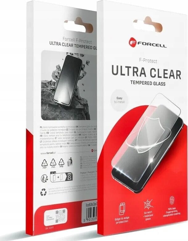 ForCell Szkło Hartowane Forcell Ultra Clear Glass - do Iphone 15 Pro czarny