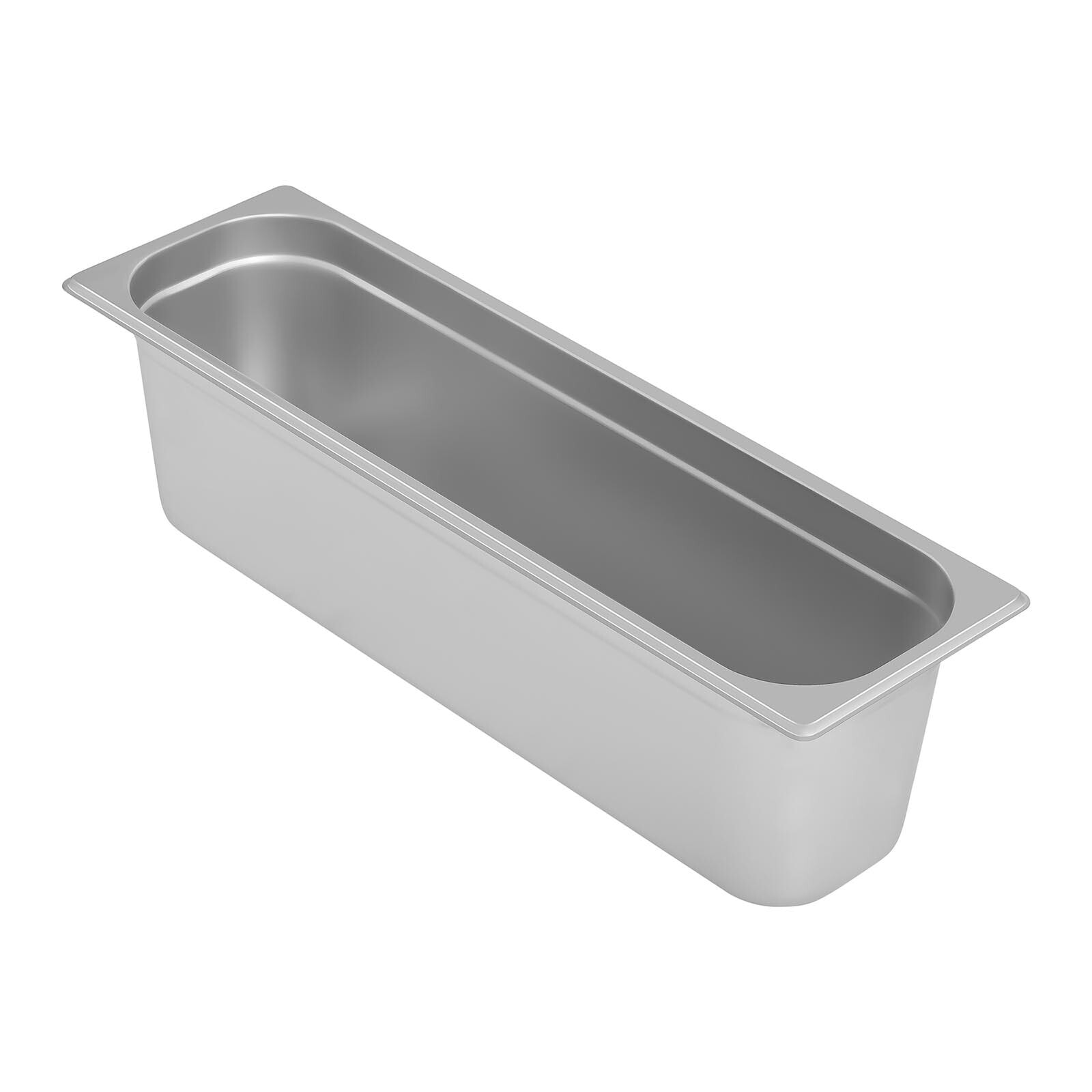 Stainless steel food container GN2 / 4 depth 150 mm