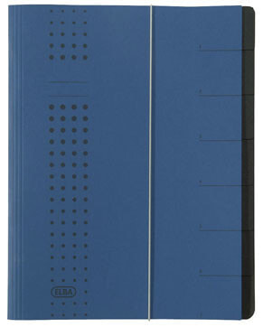 Elba 400002023 журнал с разделителями Синий Тонкий картон A4 42495DB