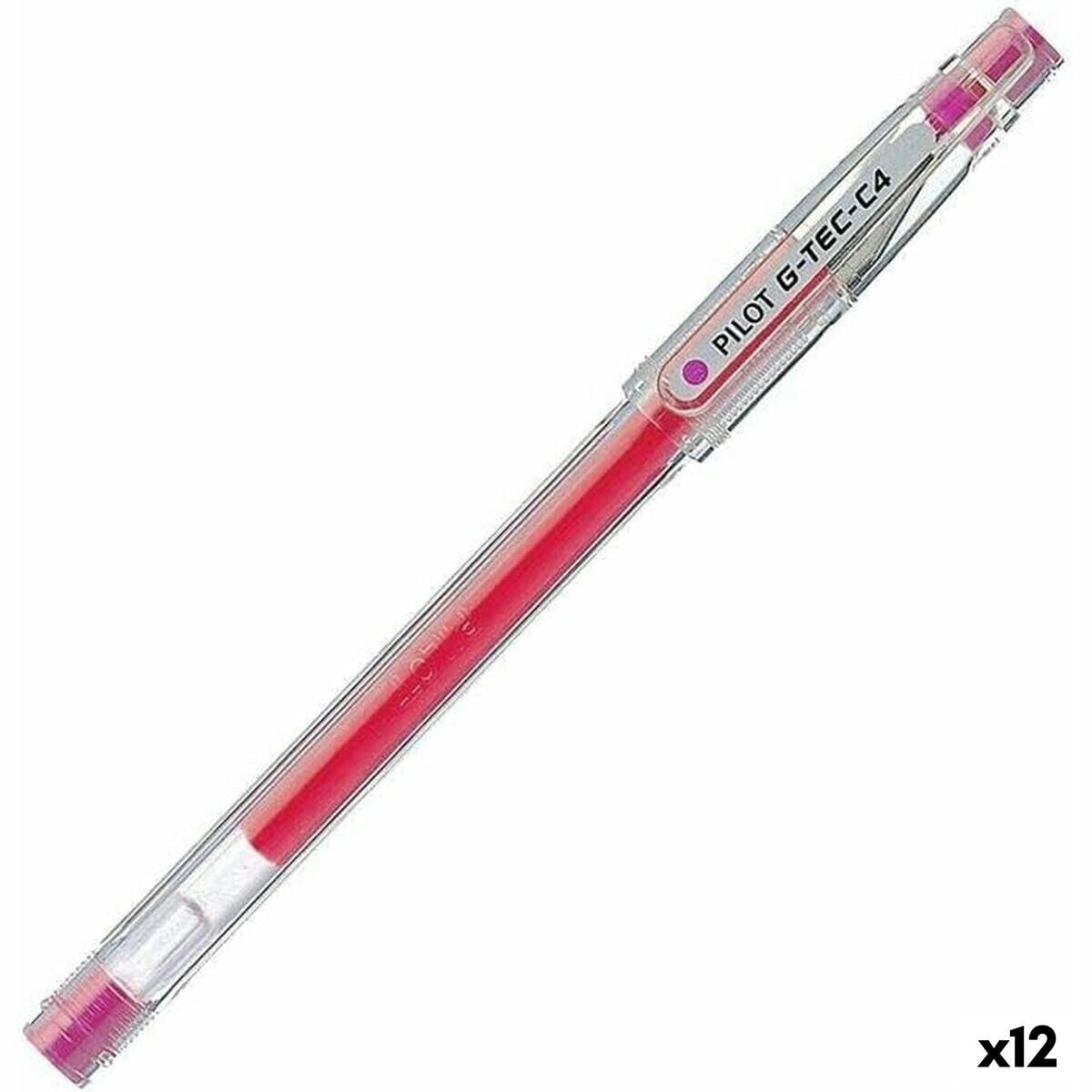 Gel pen Pilot G-TEC C4 Pink 0,2 mm (12 Units)