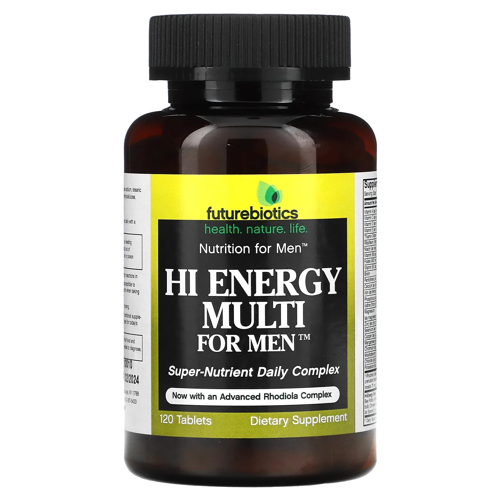 FutureBiotics, Hi Energy Multi, For Men, 120 Tablets