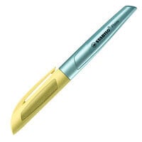 STABILO Flow COSMETIC - Mint colour - Yellow - Cartridge filling system - Stainless steel - Medium - Germany - 18 mm