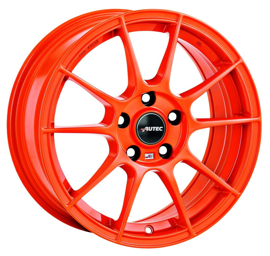 Колесный диск литой Autec Typ W - Wizard racing orange 6.5x15 ET46 - LK4/108 ML63.3