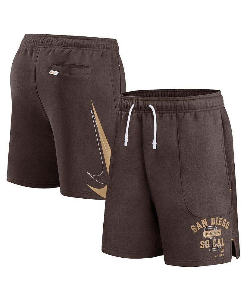 Nike men's Brown San Diego Padres Statement Ball Game Shorts