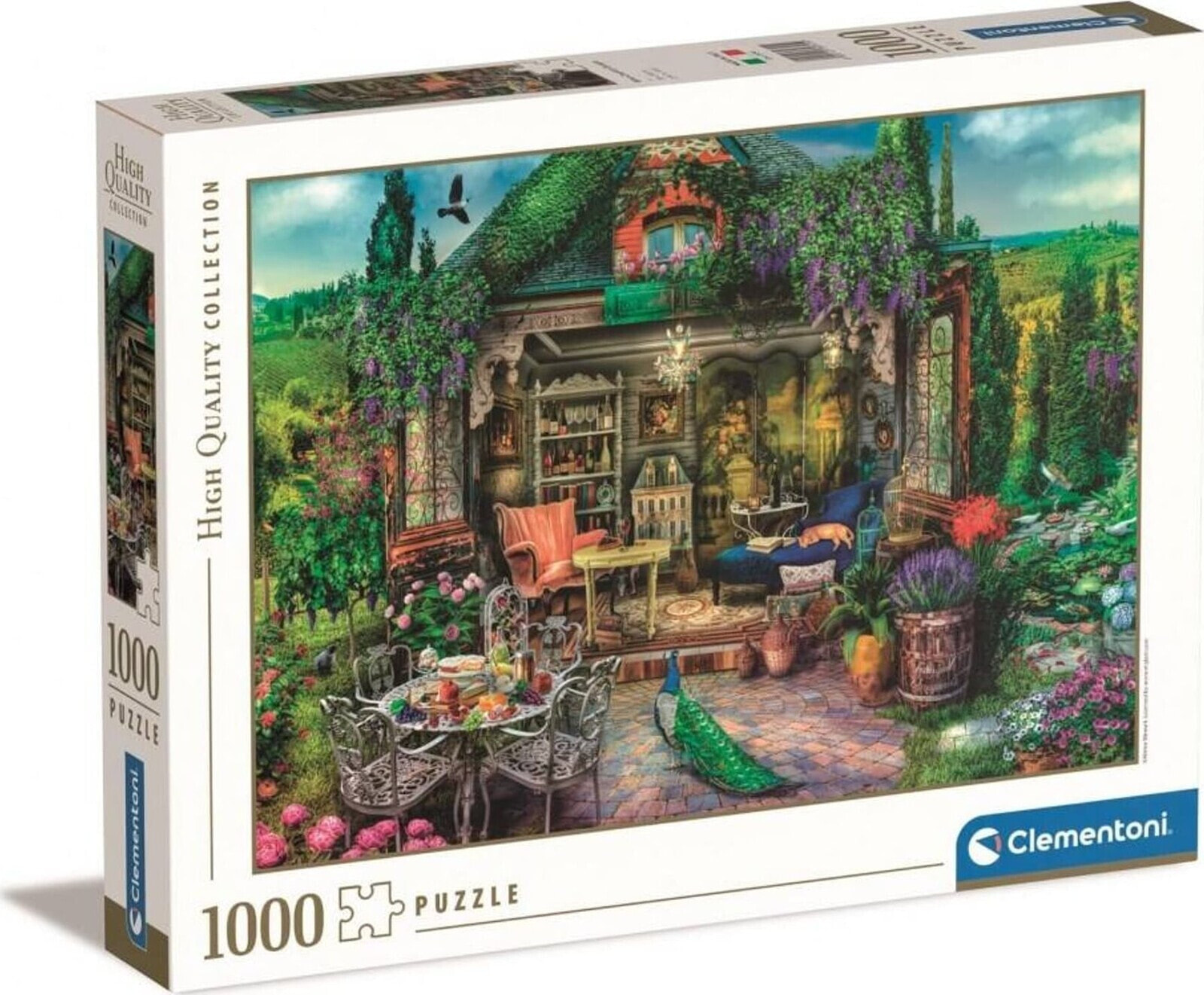 Clementoni CLE puzzle 1000 HQ Wine Country Escape 39741