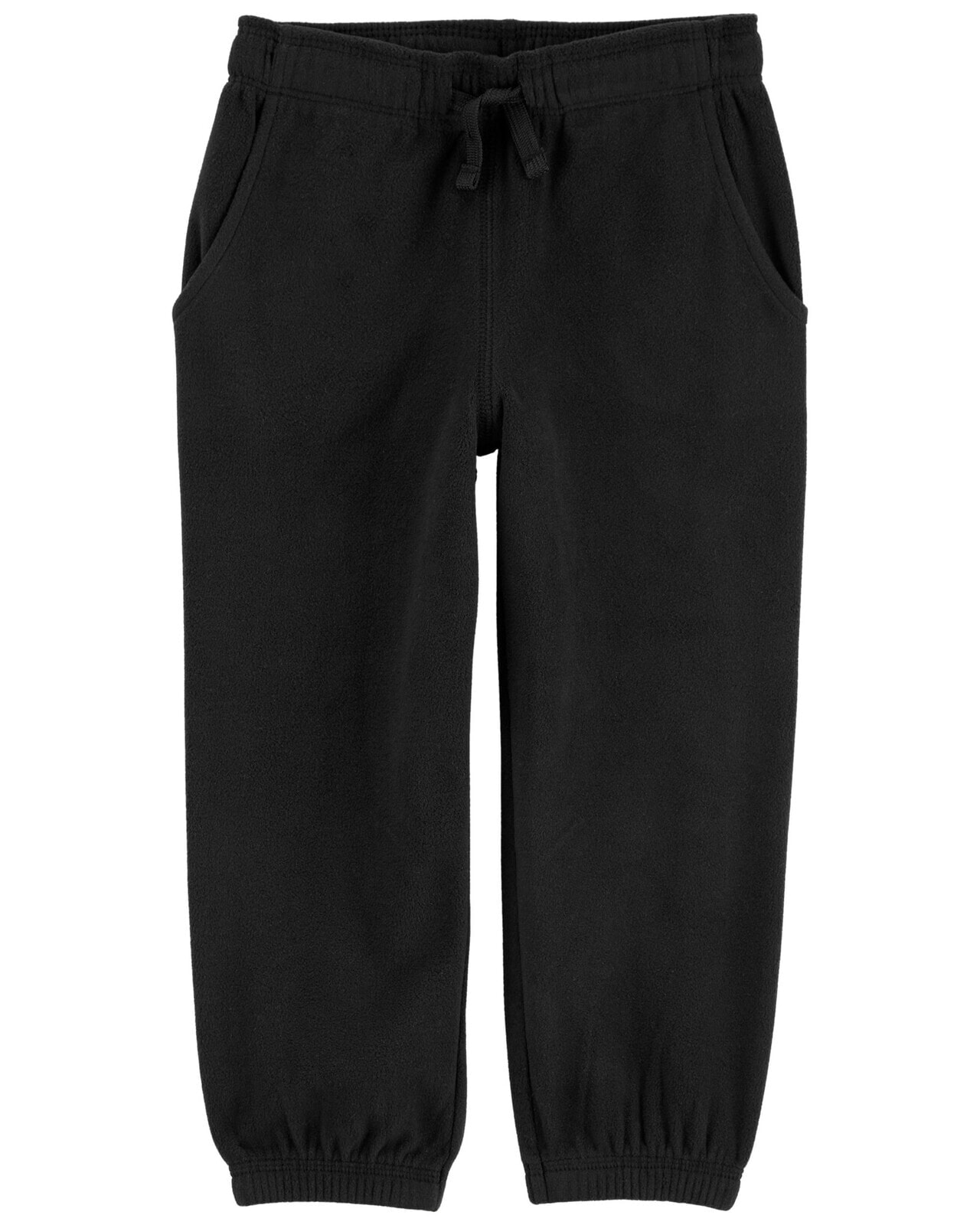 Baby Pull-On Fleece Cinched-Hem Pants