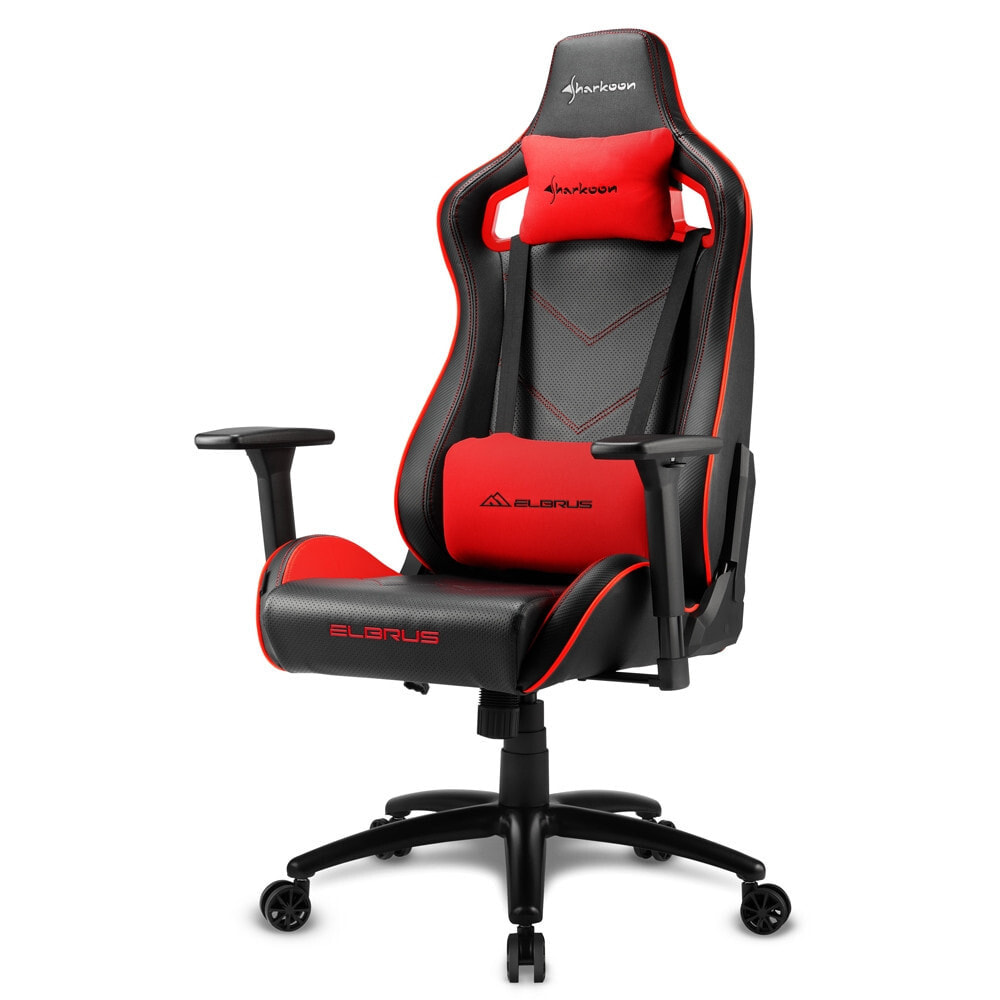 Sharkoon Elbrus 2 Универсальное игровое кресло Мягкое сиденье Черный, Красный 4044951027675