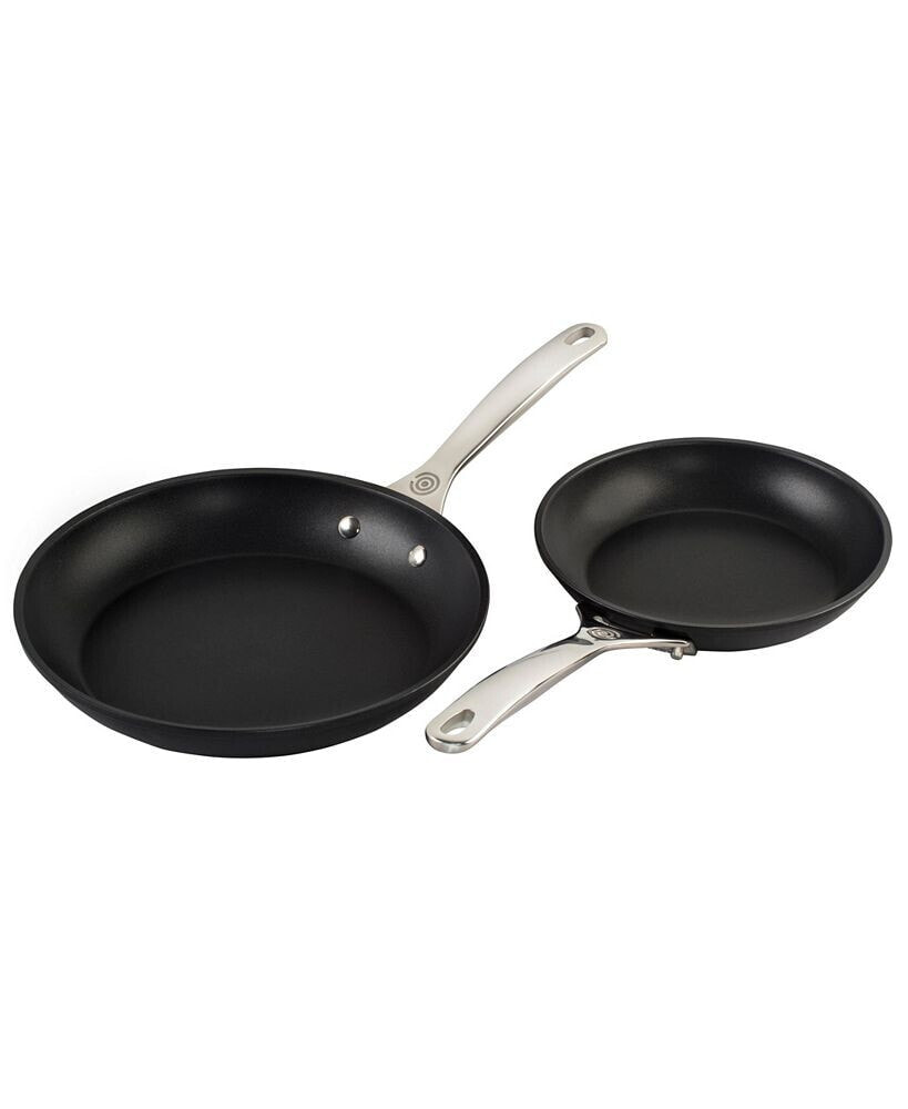 Toughened Nonstick Pro 2-Pc. Fry Pan Set