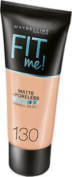 Maybelline Fit Me Matte + Poreless Foundation No. 105 Natural Ivory Матирующий тональный крем, скрывающий поры 30 мл