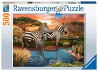 Ravensburger RAV Puzzle Zebras am Wasserloch 500 17376