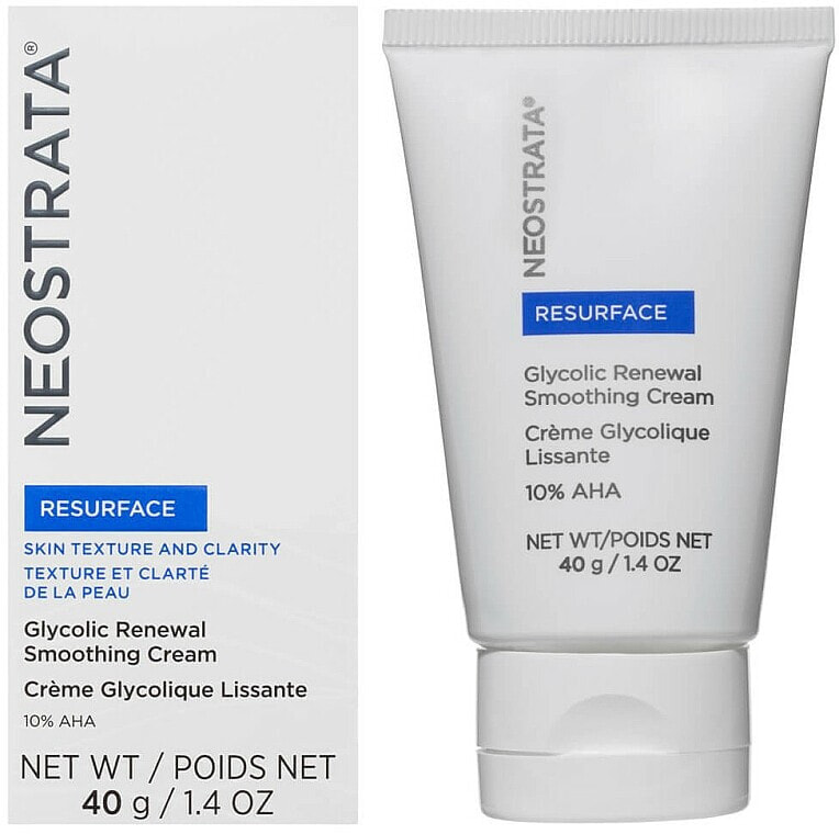 Feuchtigkeitsspendende und glättende Gesichtscreme mit AHA-Säure 10% - Neostrata Resurface Glycolic Renewal Smoothing Cream Ultra