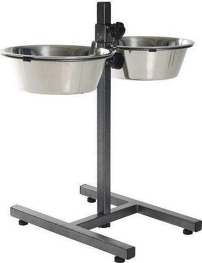 Barry King Adjustable stand with bowls 1.8 L 2 pcs.