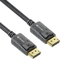 Sonero 8K Displayport Kabel 1.4v - 5 m - DisplayPort - DisplayPort - Male - Male - 7680 x 4320 pixels