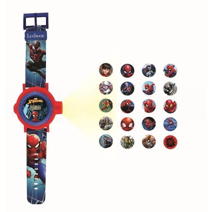 SPIDER-MAN digital clock with projection of 20 images - LEXIBOOK
