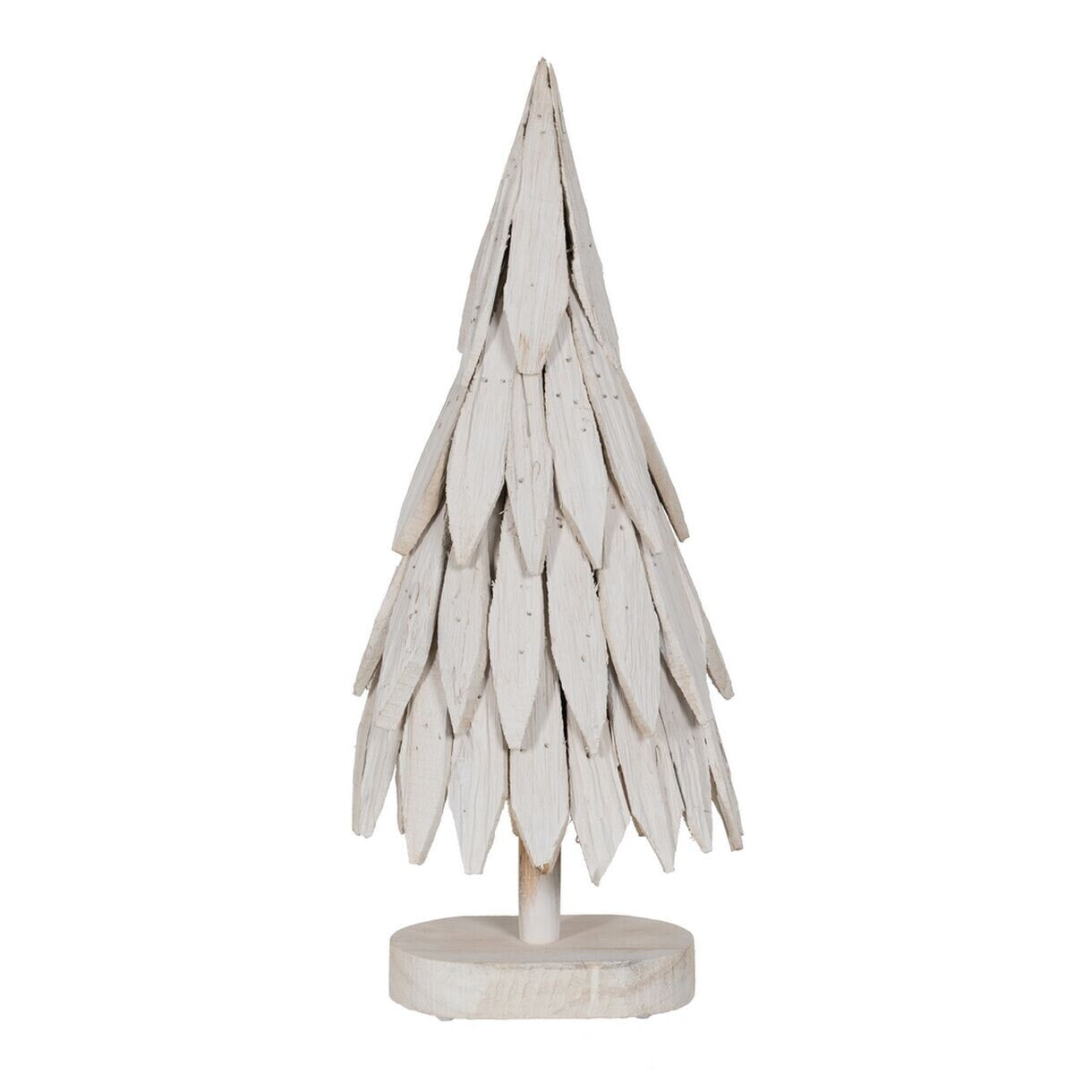 Новогодняя ёлка Белый Древесина павловнии 26 x 18 x 70 cm