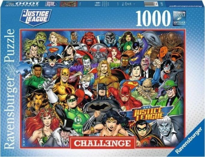Ravensburger Puzzle 1000 Challenge. DC Comics