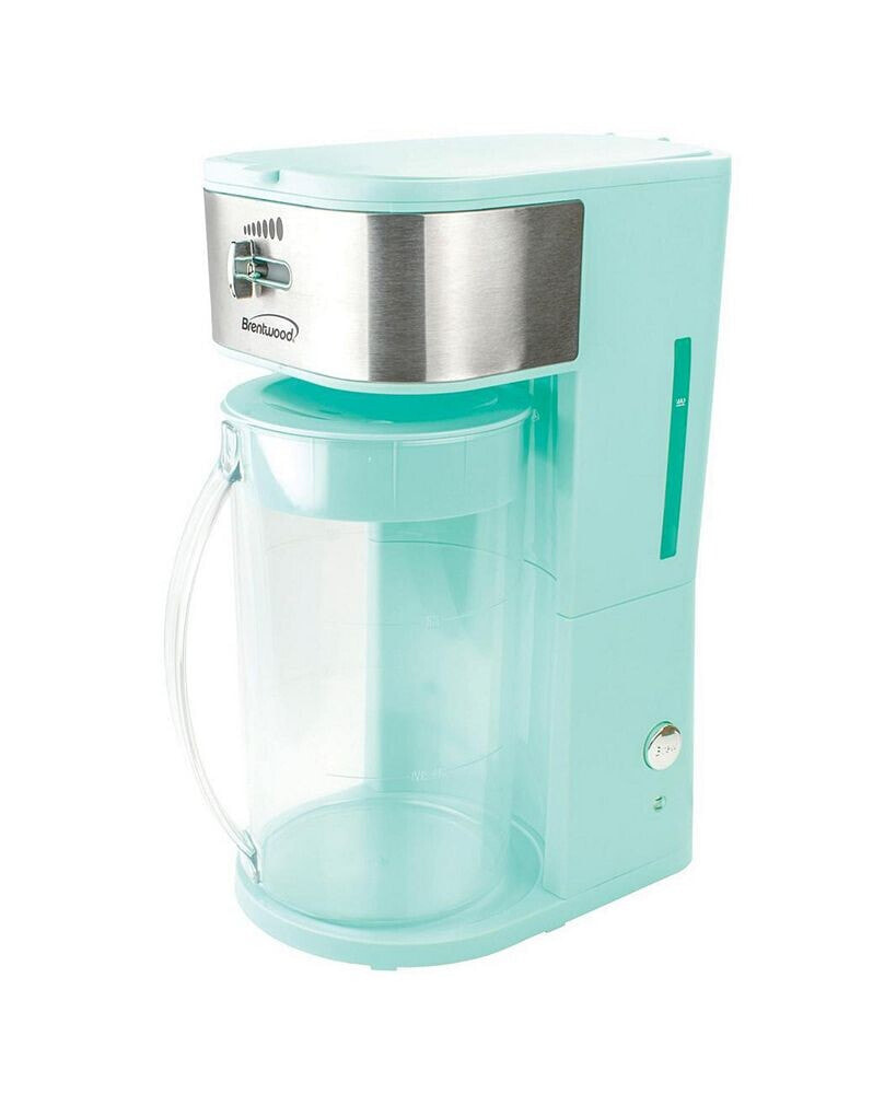Brentwood Appliances brentwood Iced Tea and Coffee Maker in Blue with 64 Ounce Pitcher