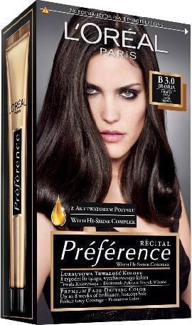 L'Oreal Paris Preference Hair Colour B3.0 Стойкая краска, придающая блеск волосам