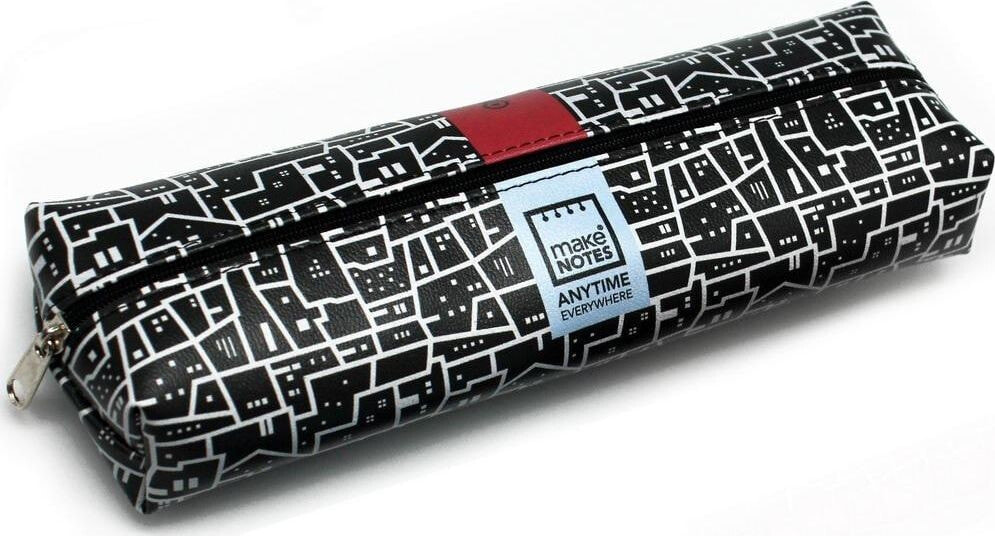 Make Notes B&W pencil case Large city pencil case