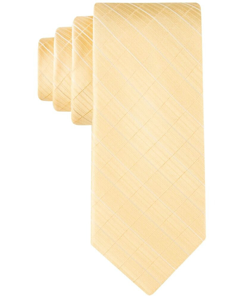 Calvin Klein men's Etched Windowpane Tie