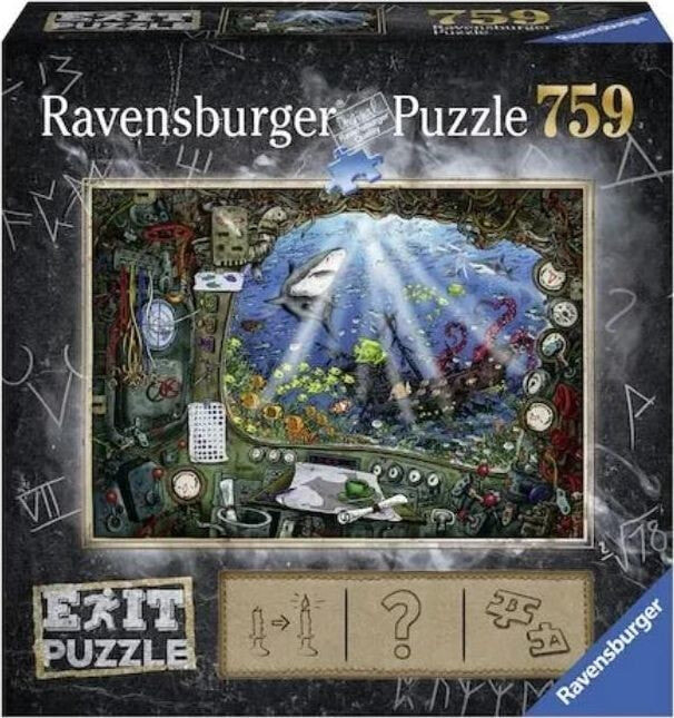 Ravensburger Puzzle Exit In Submarine 759