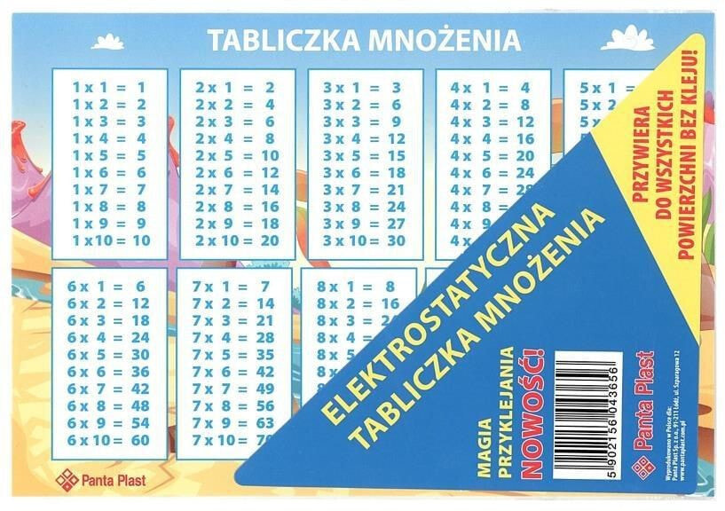 Panta Plast Electrostatic multiplication table