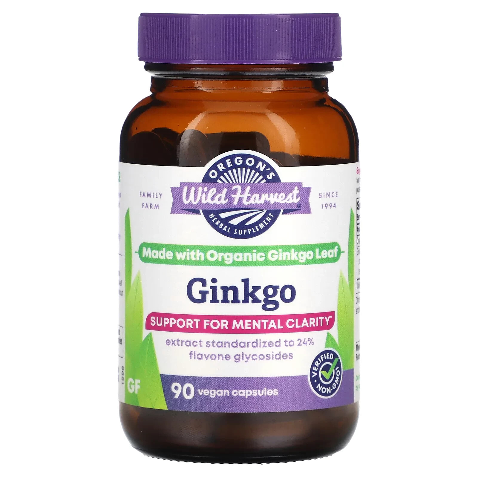 Ginkgo, 90 Vegan Capsules