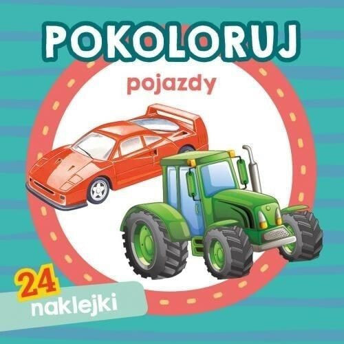 Раскраска для рисования Skrzat Pokoloruj pojazdy