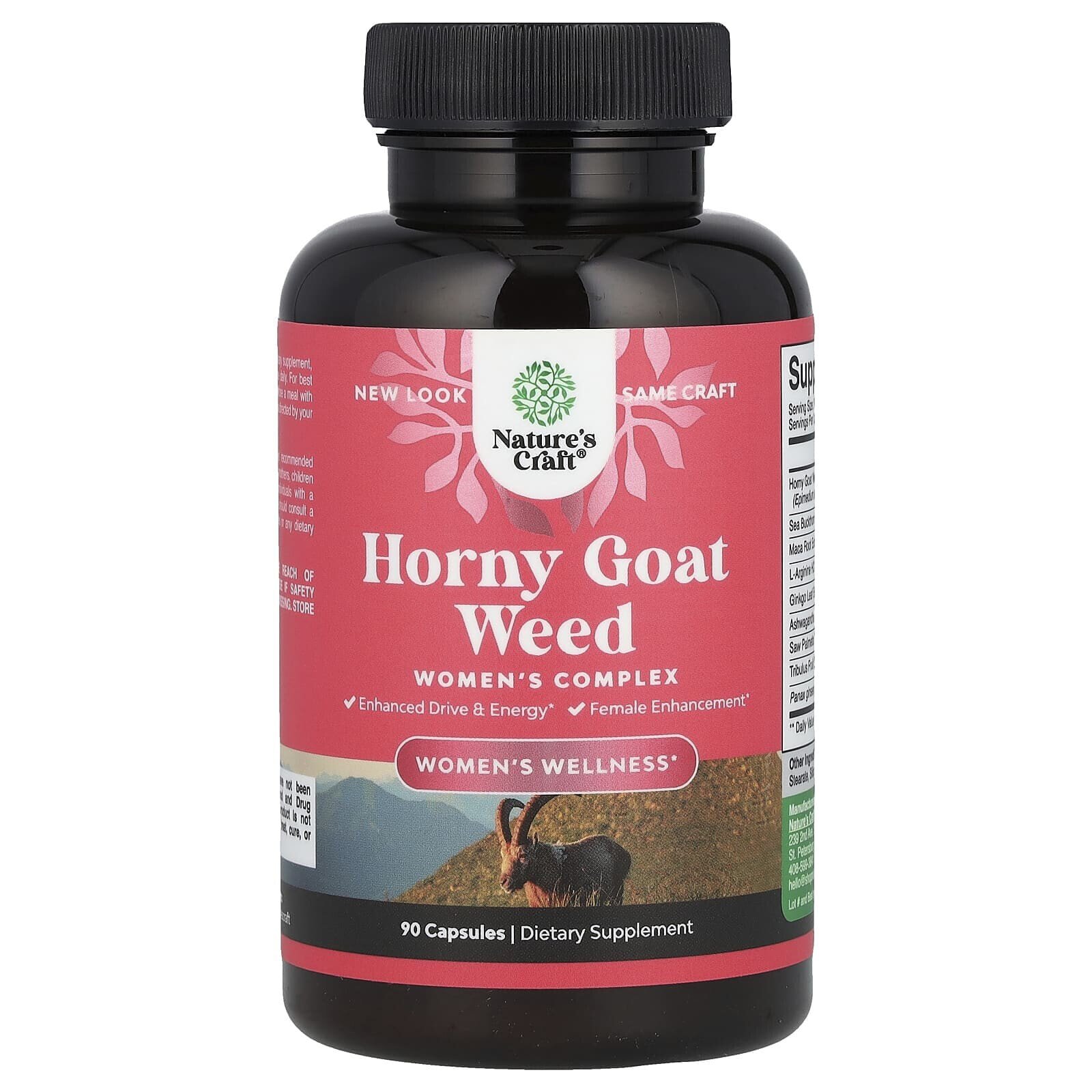 Horny Goat Weed Women's Complex, 90 Capsules