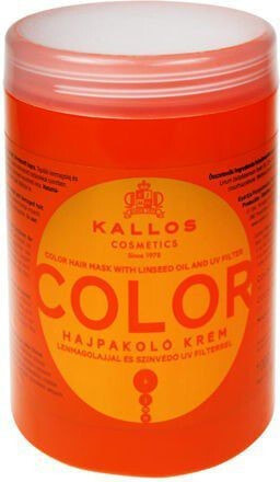 Маска или сыворотка для волос Kallos Color Hair Mask Maska do włosów farbowanych 1000ml