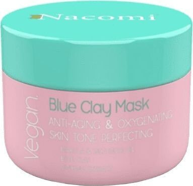 Nacomi NACOMI_Vegan Blue Clay Mask Anti Aging Oxygenating maska niebieska przeciwzmarszczkowo dotleniająca 50ml