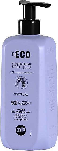 Shampoo gegen Gelbstich - Mila Professional Be Eco Superb Blonde Shampoo