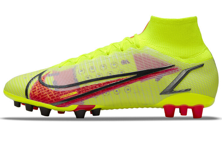 Nike Mercurial Superfly 8 刺客 14 Elite AG 减震防滑 低帮足球鞋 男女同款 荧光黄 / Кроссовки Nike Mercurial Superfly 8 14 Elite AG CV0956-760