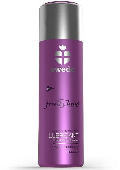 Gleitmittel Himbeere und Rhabarber - Swede Fruity Love Lubricant Raspberry Rhubarb