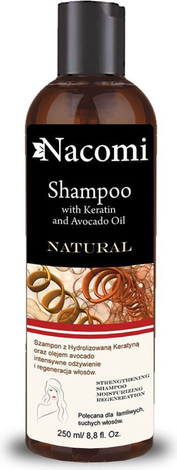 Шампунь для волос Nacomi Szampon do włosów z keratyną i olejem avocado 250ml
