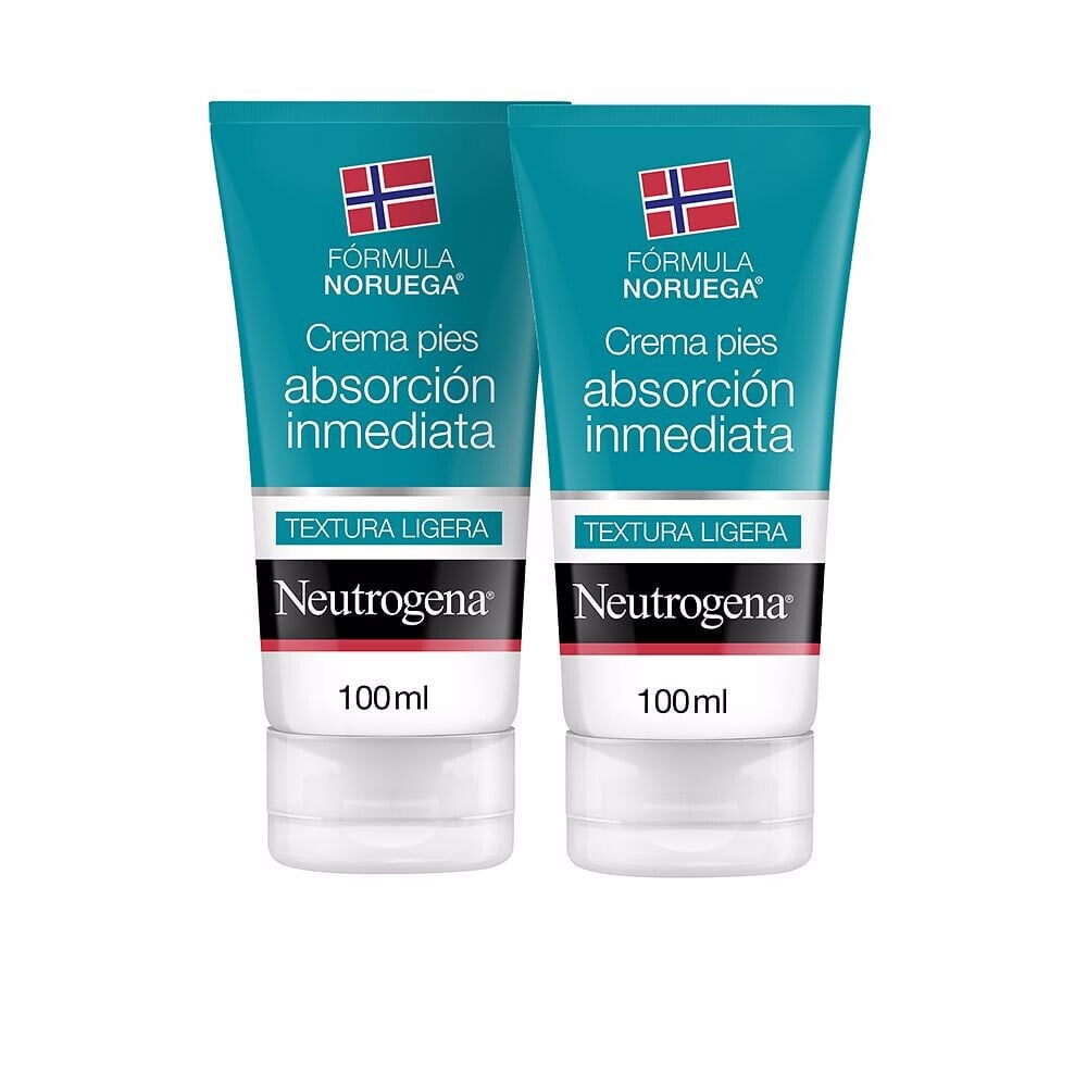 Neutrogena Immediate Absorption Foot Cream Увлажняющий и быстровпитывающийся крем для сухих ног 100х2 мл