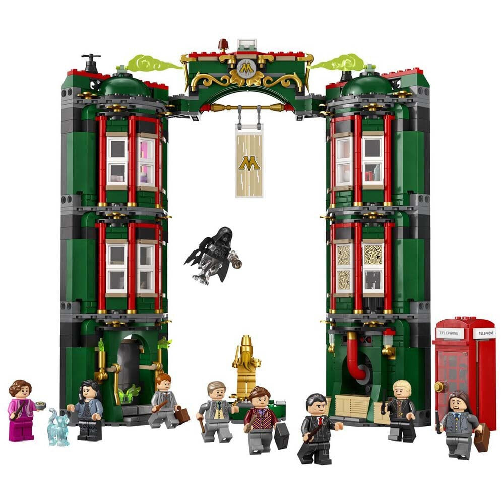 Конструктор с Гарри Поттером LEGO 76403 Harry Potter Das Zaubereiministerium, 12 Minifiguren und eine Verwandlungsfunktion, Geschenkidee