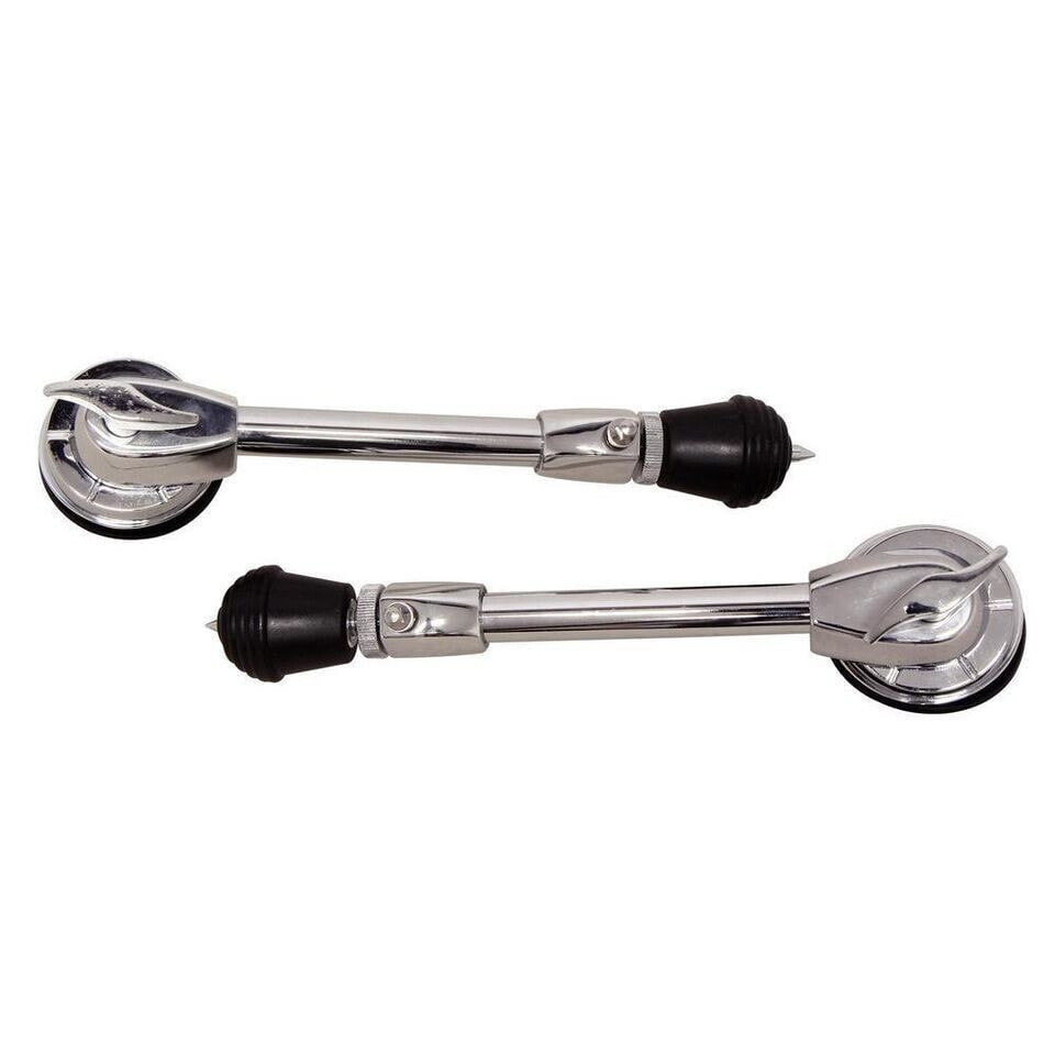 BASIX BassDrum Feet Chrome, pair