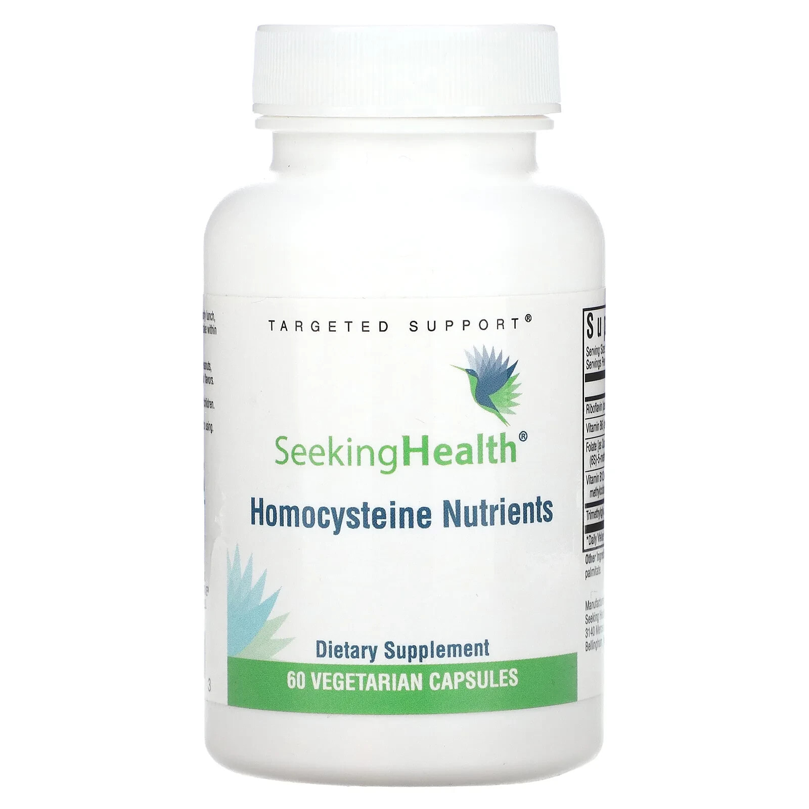 Homocysteine Nutrients, 60 Vegetarian Capsules