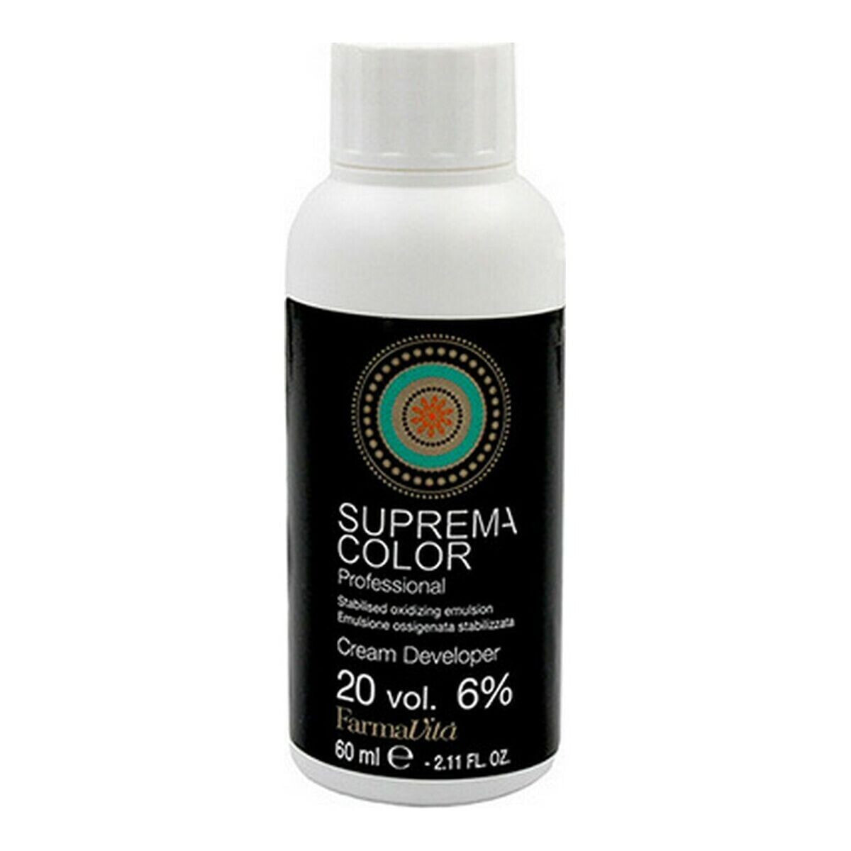Hair Oxidizer Suprema Color Farmavita Suprema Color 20 Vol 6 % (60 ml)