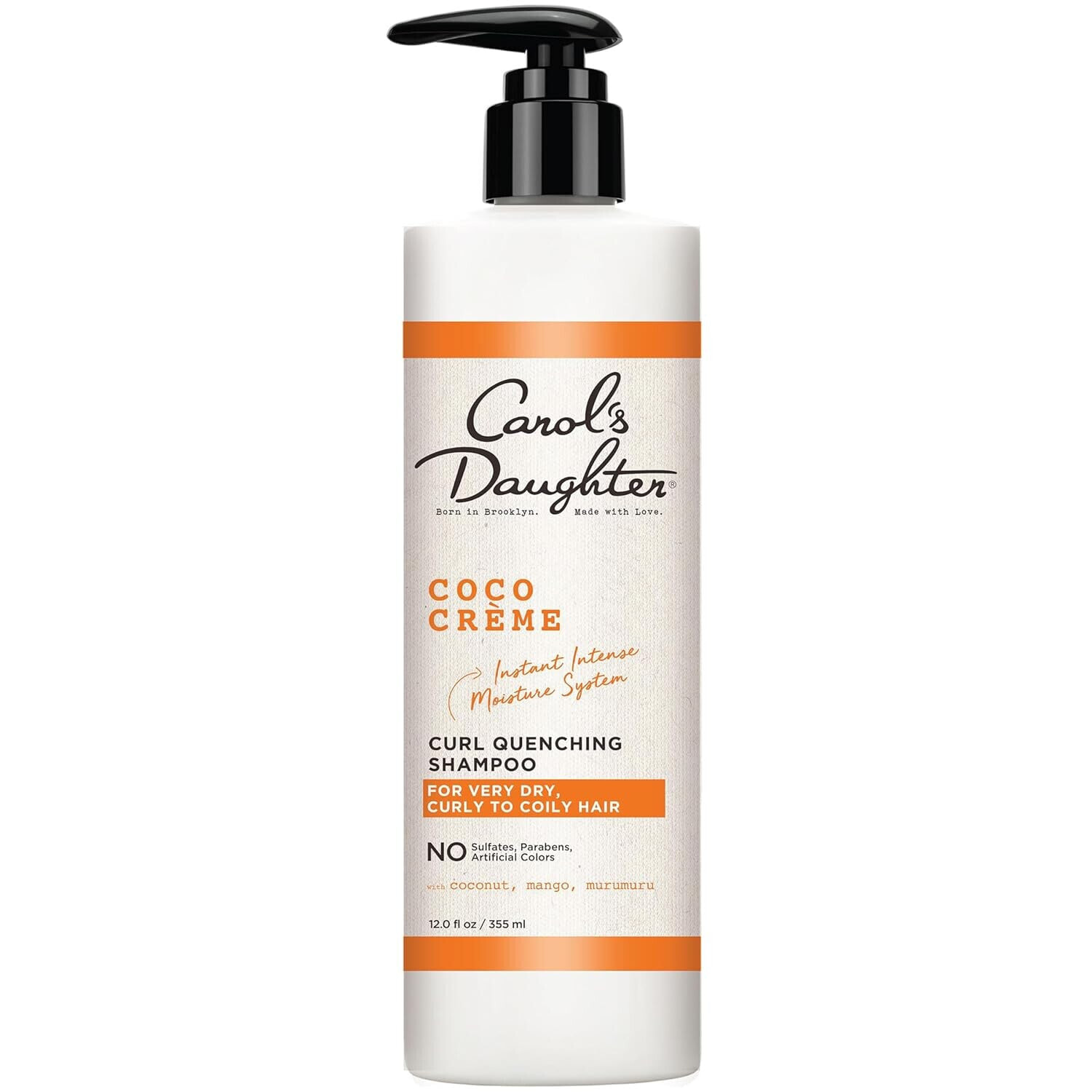 Carol's Daughter, Coco Cream, Curl Quenching Shampoo for Very Dry Curly to Frizzy Hair, 12.0 fl oz / 355 ml