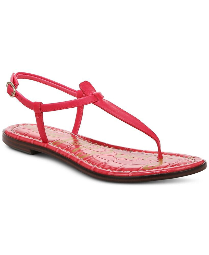 Gigi T-Strap Flat Sandals