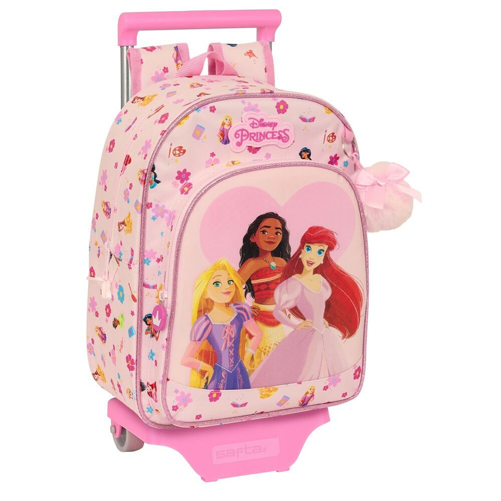 SAFTA With Trolley Wheels Princesas Disney Summer Adventures Backpack