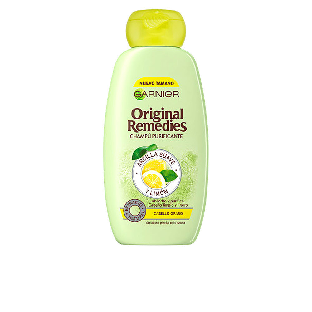 Garnier Original Remedies Soft Clay and Lemon Shampoo Шампунь с глиной и лимоном для жирных волос 300 мл