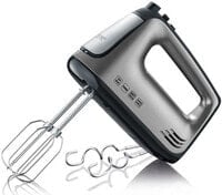 SEVERIN HM 3832 - Hand mixer - Stainless steel - Knead,Mixing - Black - 400 W - 1 kg